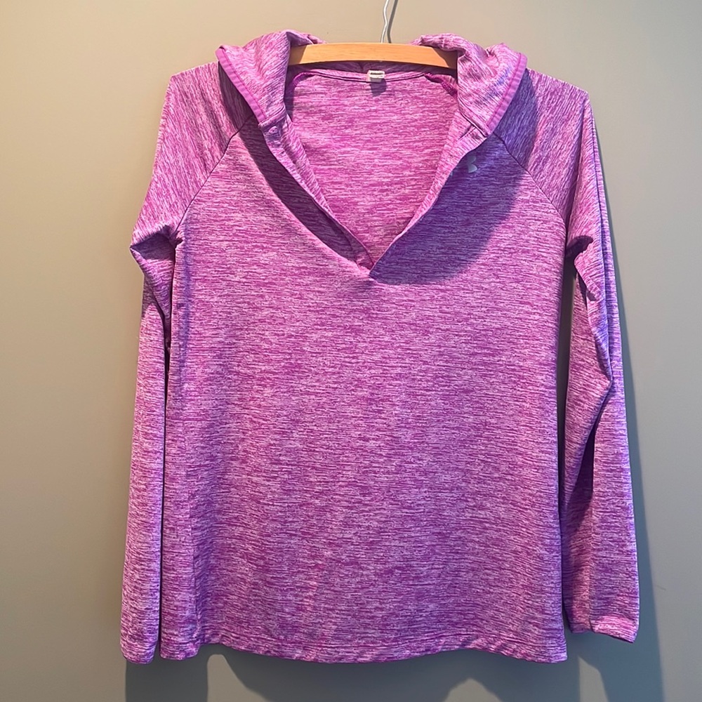 Under Armour Heat Gear Hoodie Pullover Size XS